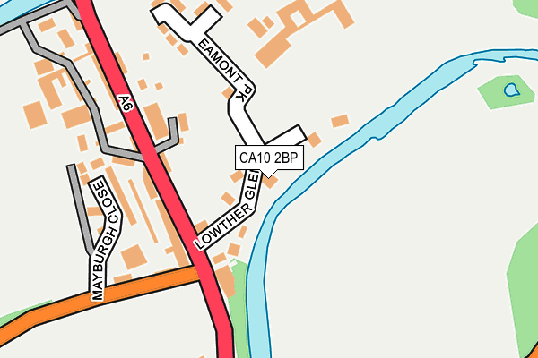 CA10 2BP map - OS OpenMap – Local (Ordnance Survey)