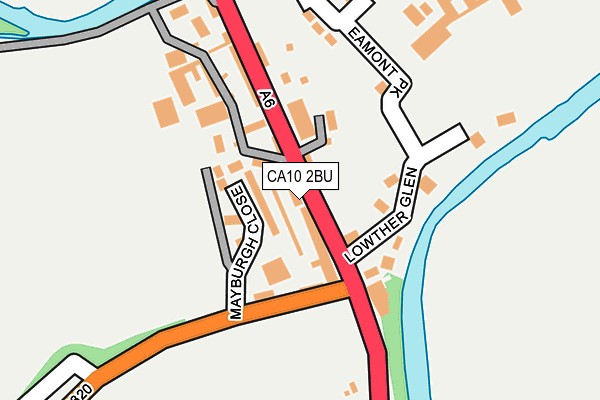 CA10 2BU map - OS OpenMap – Local (Ordnance Survey)