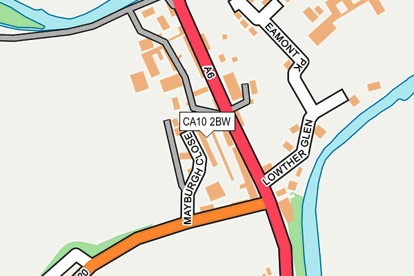 CA10 2BW map - OS OpenMap – Local (Ordnance Survey)