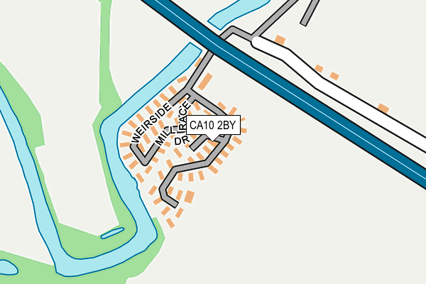 CA10 2BY map - OS OpenMap – Local (Ordnance Survey)