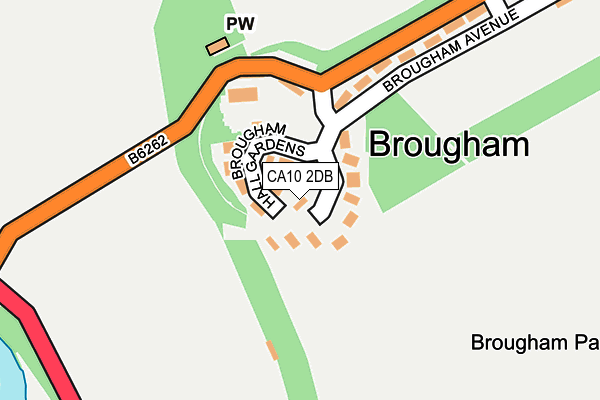 CA10 2DB map - OS OpenMap – Local (Ordnance Survey)