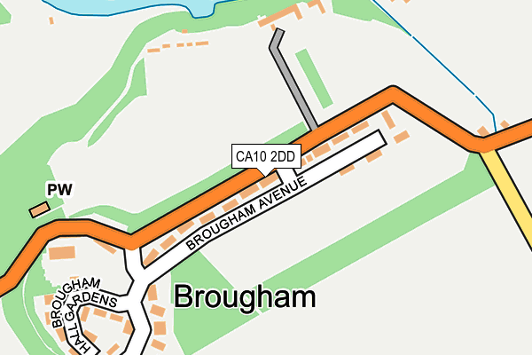 CA10 2DD map - OS OpenMap – Local (Ordnance Survey)
