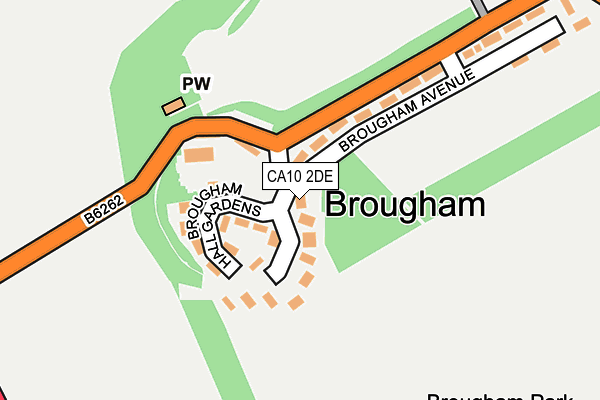 CA10 2DE map - OS OpenMap – Local (Ordnance Survey)