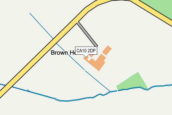 CA10 2DP map - OS OpenMap – Local (Ordnance Survey)