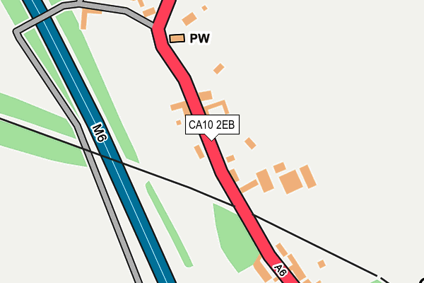 CA10 2EB map - OS OpenMap – Local (Ordnance Survey)