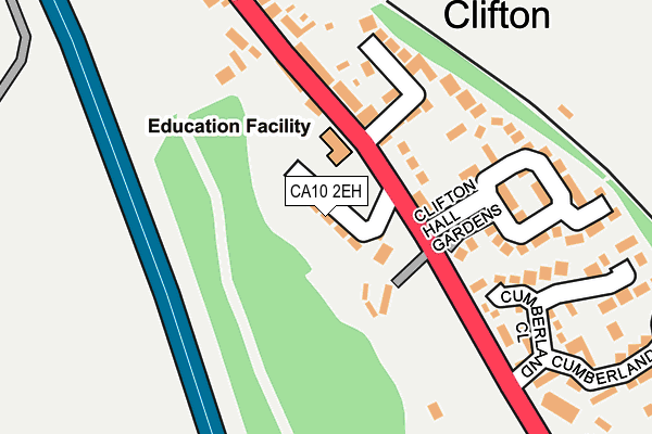 CA10 2EH map - OS OpenMap – Local (Ordnance Survey)