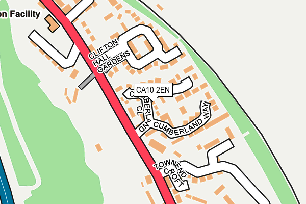 CA10 2EN map - OS OpenMap – Local (Ordnance Survey)