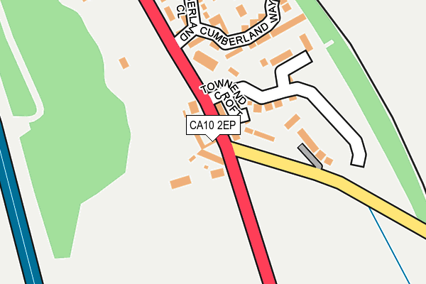 CA10 2EP map - OS OpenMap – Local (Ordnance Survey)