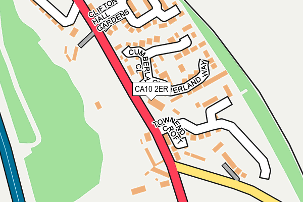 CA10 2ER map - OS OpenMap – Local (Ordnance Survey)