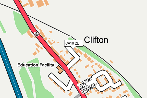 CA10 2ET map - OS OpenMap – Local (Ordnance Survey)