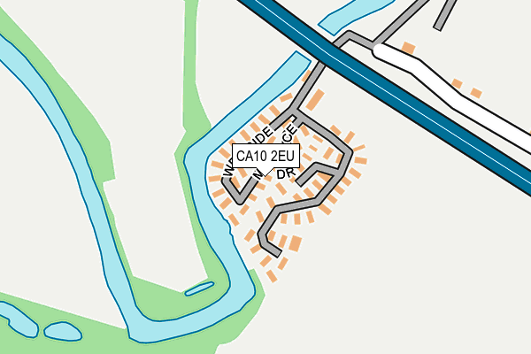 CA10 2EU map - OS OpenMap – Local (Ordnance Survey)