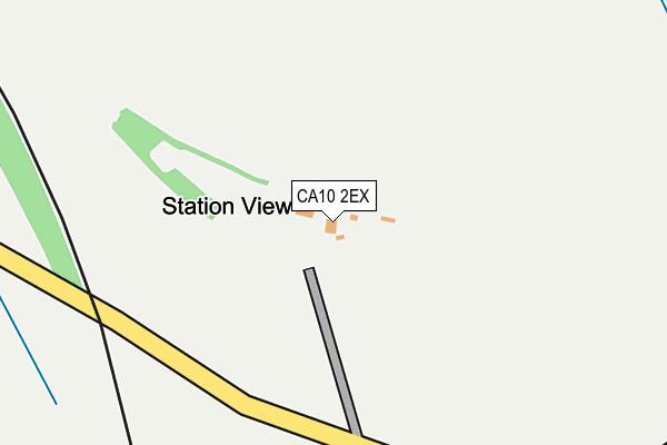 CA10 2EX map - OS OpenMap – Local (Ordnance Survey)