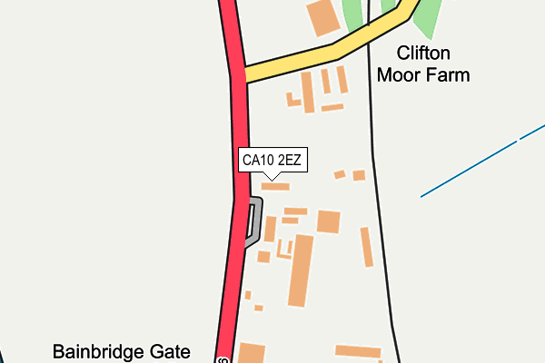 CA10 2EZ map - OS OpenMap – Local (Ordnance Survey)