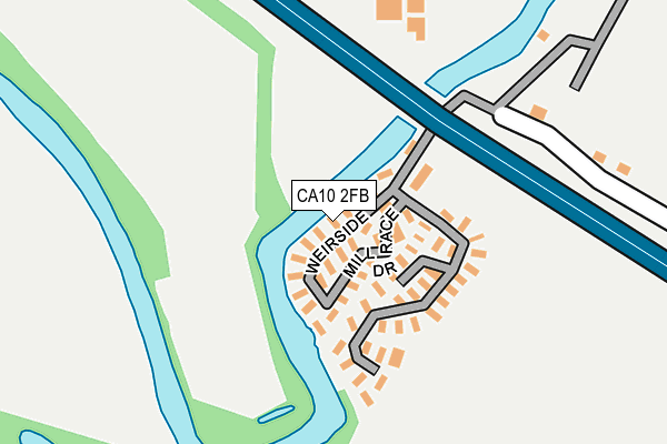 CA10 2FB map - OS OpenMap – Local (Ordnance Survey)