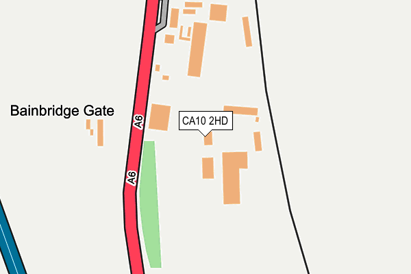 CA10 2HD map - OS OpenMap – Local (Ordnance Survey)