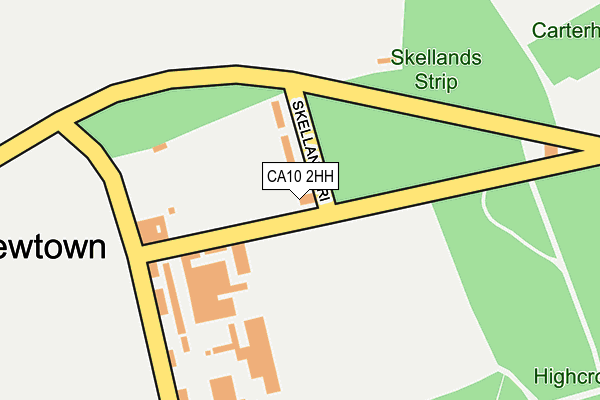 CA10 2HH map - OS OpenMap – Local (Ordnance Survey)