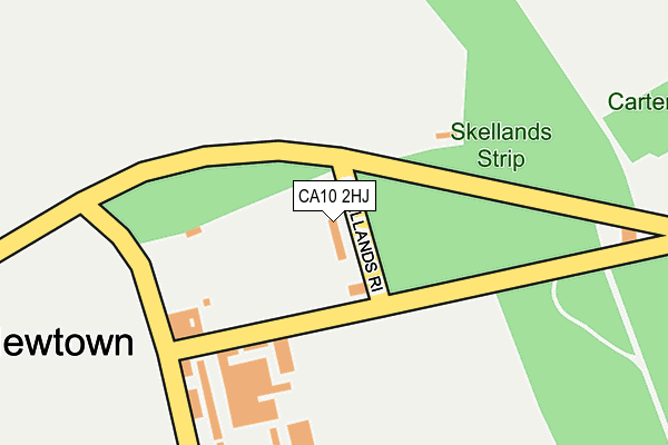 CA10 2HJ map - OS OpenMap – Local (Ordnance Survey)