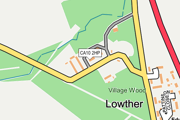 CA10 2HP map - OS OpenMap – Local (Ordnance Survey)