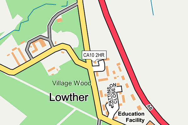 CA10 2HR map - OS OpenMap – Local (Ordnance Survey)