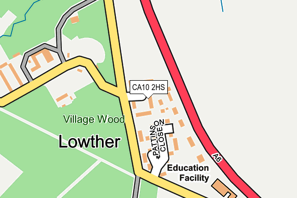 CA10 2HS map - OS OpenMap – Local (Ordnance Survey)