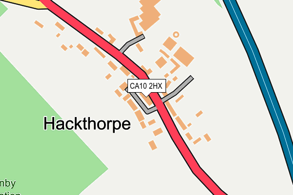 CA10 2HX map - OS OpenMap – Local (Ordnance Survey)