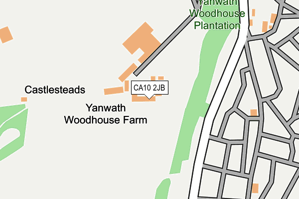 CA10 2JB map - OS OpenMap – Local (Ordnance Survey)