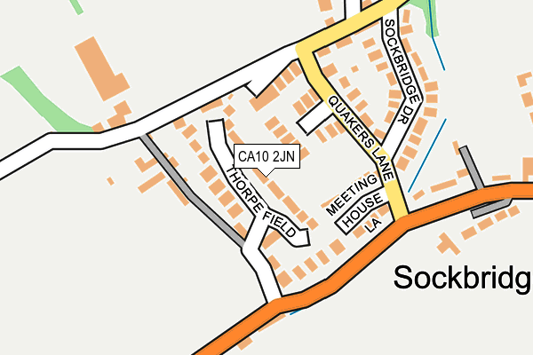 CA10 2JN map - OS OpenMap – Local (Ordnance Survey)