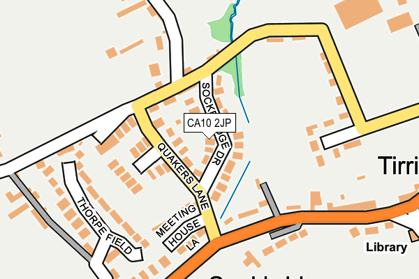 CA10 2JP map - OS OpenMap – Local (Ordnance Survey)