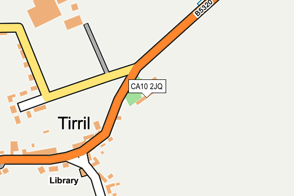 CA10 2JQ map - OS OpenMap – Local (Ordnance Survey)