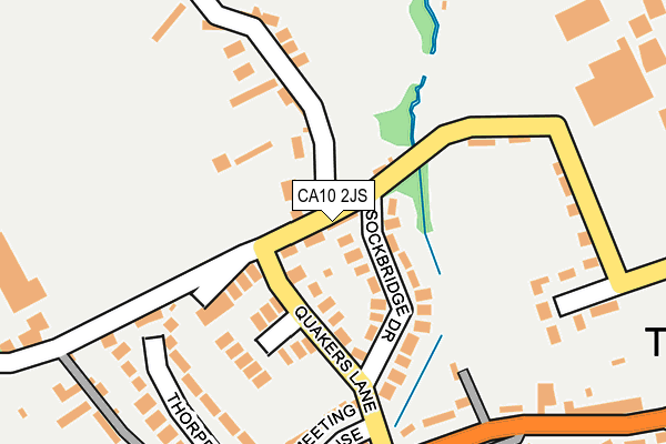 CA10 2JS map - OS OpenMap – Local (Ordnance Survey)