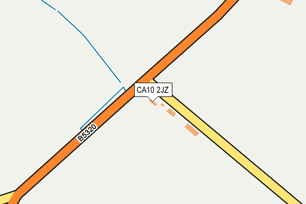 CA10 2JZ map - OS OpenMap – Local (Ordnance Survey)