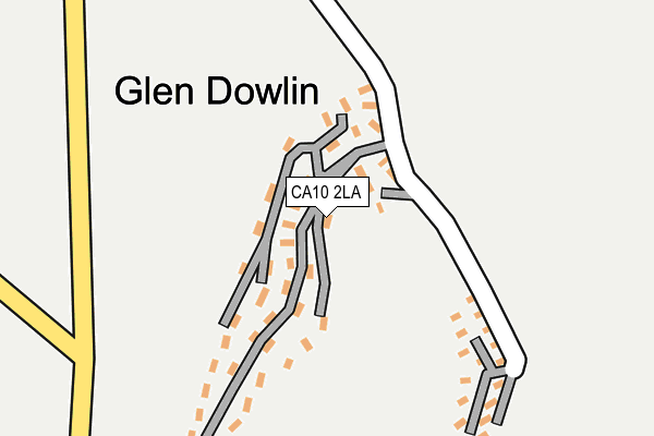 CA10 2LA map - OS OpenMap – Local (Ordnance Survey)