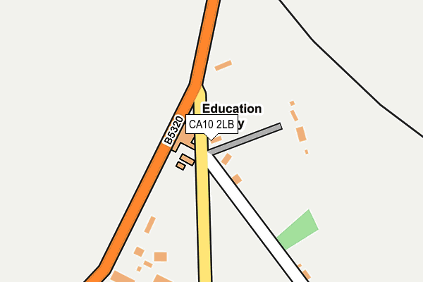 CA10 2LB map - OS OpenMap – Local (Ordnance Survey)
