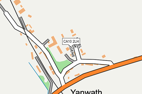 CA10 2LH map - OS OpenMap – Local (Ordnance Survey)