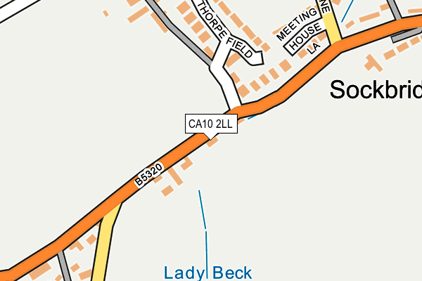 CA10 2LL map - OS OpenMap – Local (Ordnance Survey)