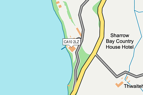 CA10 2LZ map - OS OpenMap – Local (Ordnance Survey)