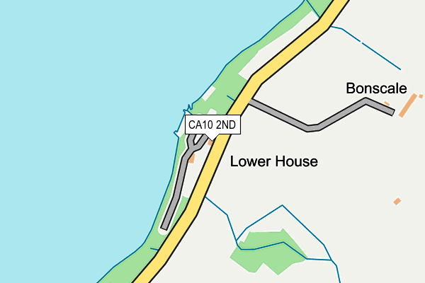 CA10 2ND map - OS OpenMap – Local (Ordnance Survey)