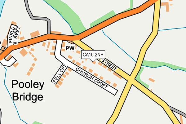 CA10 2NH map - OS OpenMap – Local (Ordnance Survey)