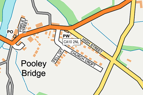 CA10 2NL map - OS OpenMap – Local (Ordnance Survey)