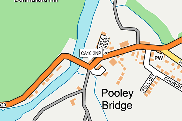 CA10 2NP map - OS OpenMap – Local (Ordnance Survey)