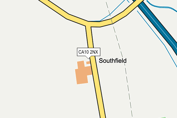 CA10 2NX map - OS OpenMap – Local (Ordnance Survey)