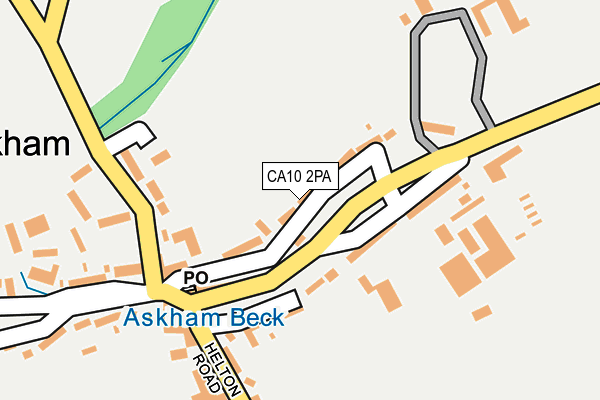 CA10 2PA map - OS OpenMap – Local (Ordnance Survey)