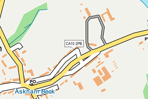 CA10 2PB map - OS OpenMap – Local (Ordnance Survey)