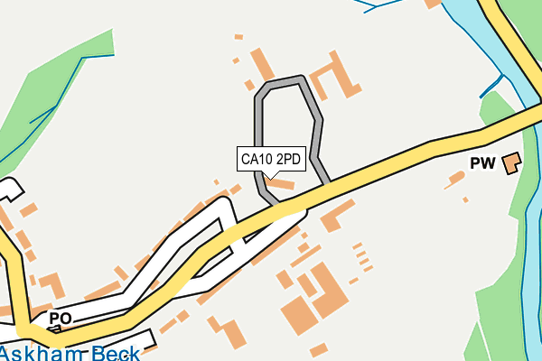 CA10 2PD map - OS OpenMap – Local (Ordnance Survey)