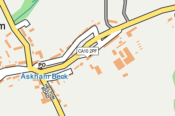 CA10 2PF map - OS OpenMap – Local (Ordnance Survey)