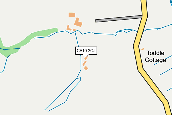 CA10 2QJ map - OS OpenMap – Local (Ordnance Survey)