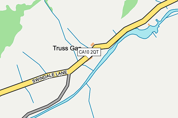 CA10 2QT map - OS OpenMap – Local (Ordnance Survey)