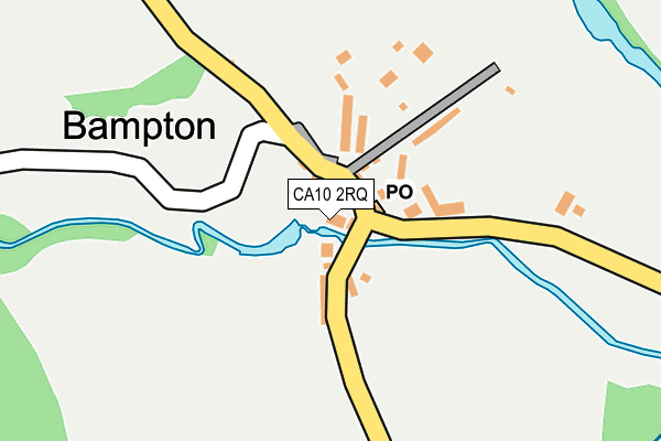 CA10 2RQ map - OS OpenMap – Local (Ordnance Survey)