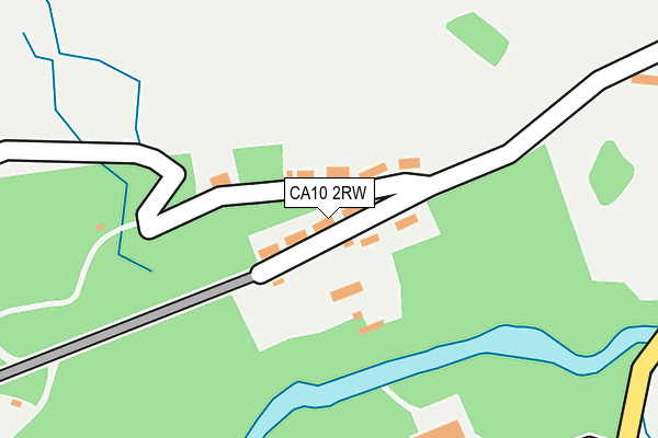 CA10 2RW map - OS OpenMap – Local (Ordnance Survey)