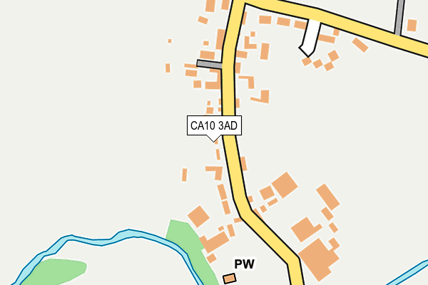 CA10 3AD map - OS OpenMap – Local (Ordnance Survey)